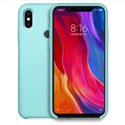 Официальный жидкий силиконовый чехол для Xiaomi 9 SE 6 8 Lite Mix 2 2s 3 Max 3 Note 3 Официальный чехол для Redmi Note 7 4X S2 5 5A Capa