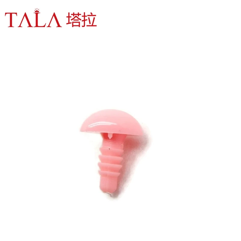 4.5mm/6mm/7mm/8mm/9mm/10mm/12mm/15mm/18mm Pink Safety Triangle Noses For Teddy Bear DIY Doll Accessories 4