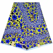 Полиэстер Классический Африканский Воск принты ткань Анкара парча tissu Африканский голландский воск для шитья лоскутное платье