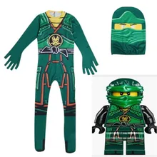 Детский карнавальный костюм Ninjago, костюм супергероя, украшение кожи, костюм клоуна для мальчиков, одежда для выступлений, Детский костюм на Хэллоуин
