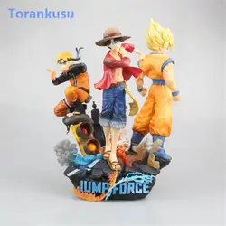 Игра Jump Force one piece Наруто Жемчуг дракона фигурка ПВХ луффи Гоку Наруто фигурка аниме горячие игрушки диорама модель PG