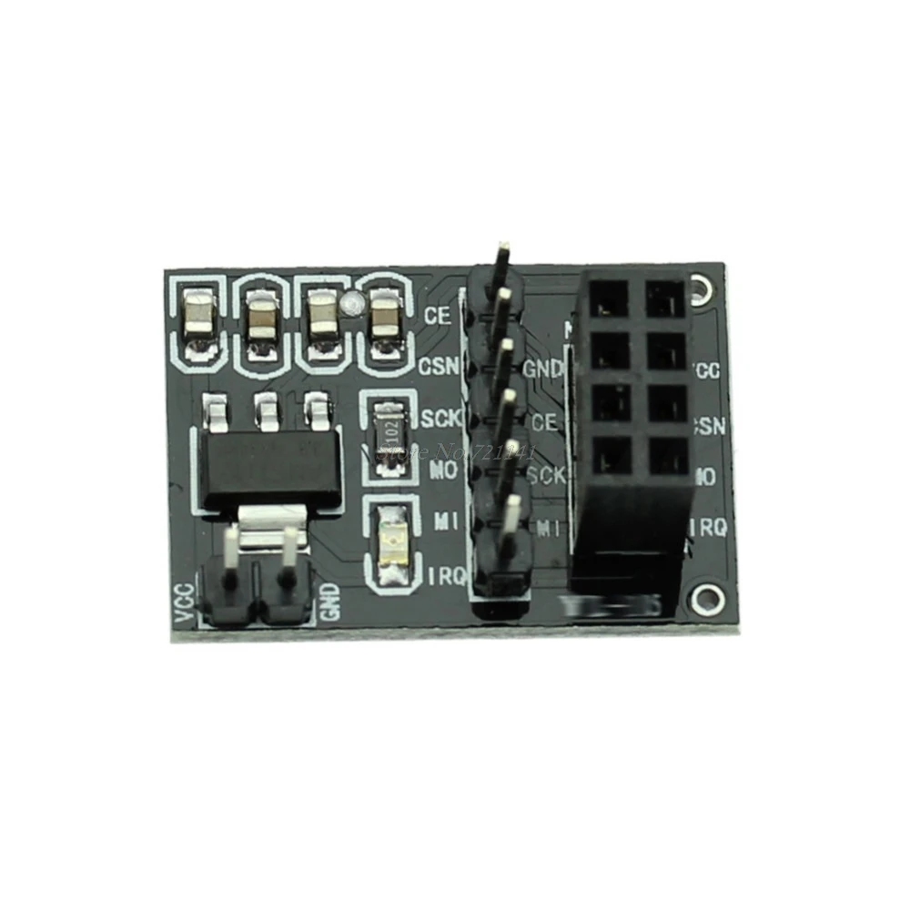 

5pcs/lot New Socket Adapter Module Board for 8PIN NRF24L01 Wireless Module
