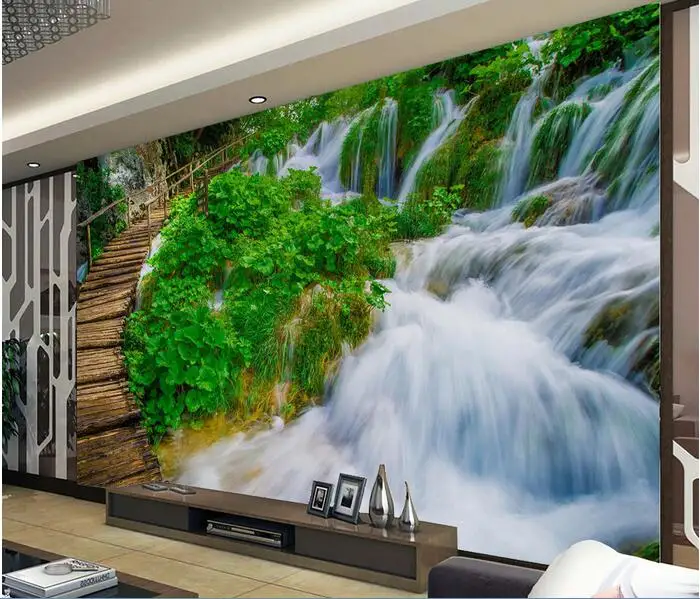 Buy 3d wallpaper custom mural non woven 3d room