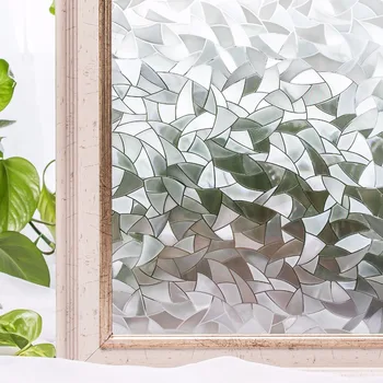 

CottonColors PVC Waterproof Window Cover Films No-Glue 3D Static Decorative Privacy Window Glass Sticker Size 90 x 200cm
