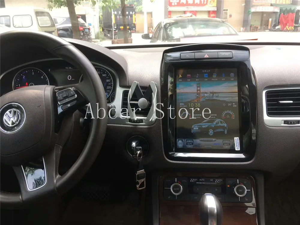 10,4 ''Tesla стиль Android 8,1 автомобильный dvd-плеер gps навигация для Volkswagen Touare* g 2010- стерео радио авто PX6 CARPLAY ips