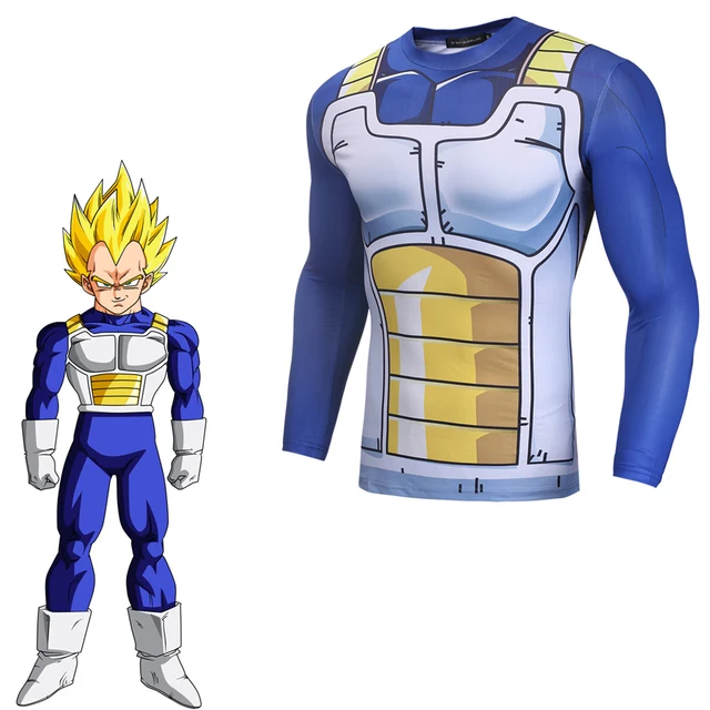 Dragon Ball Vegeta Cosplay Costume 3D Print T shirt Japanese Anime 3D
