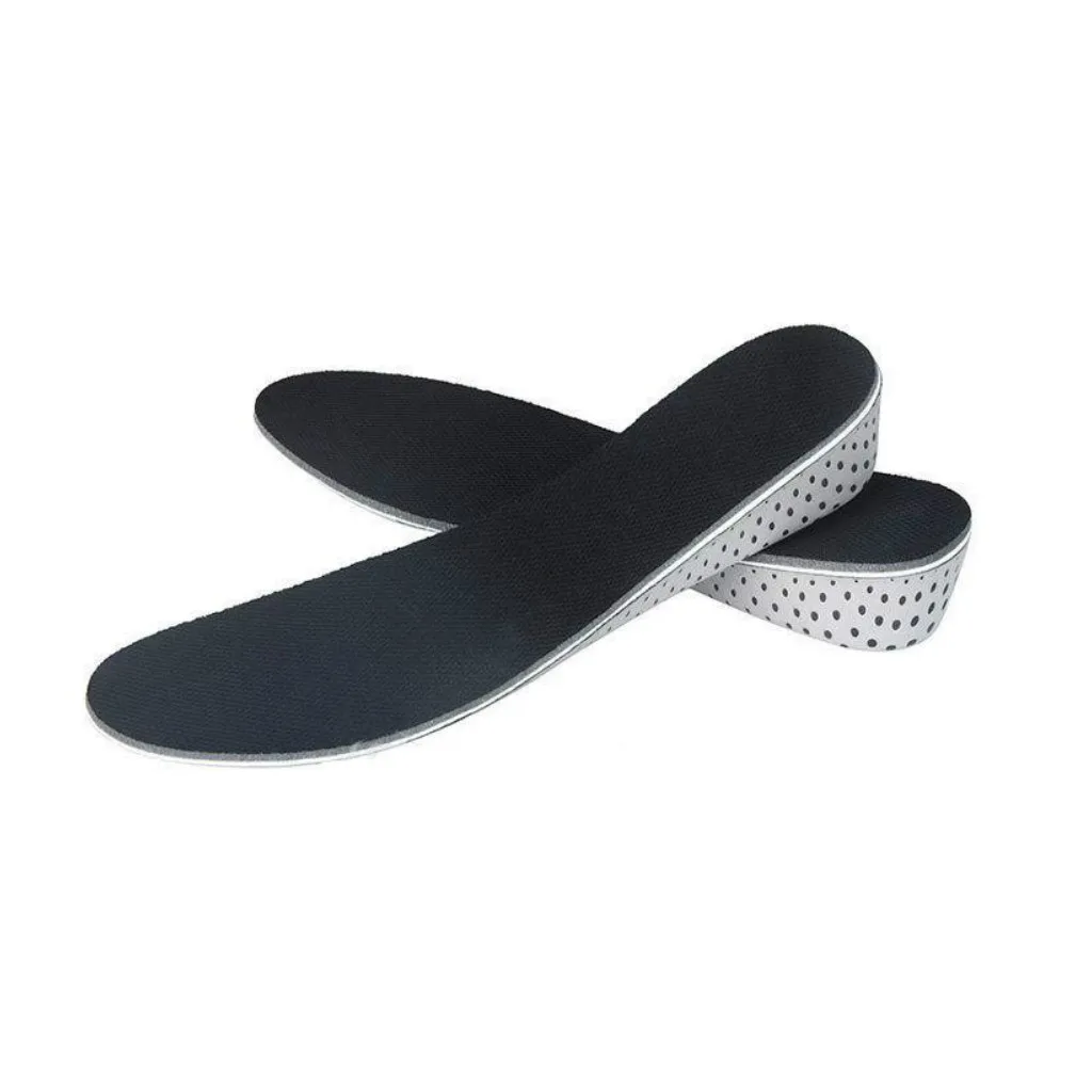 2pcs Unisex Adult Foam Invisible Arch Heel Height Increase Insoles 4cm Cushion Pads Inserts Care Insoles