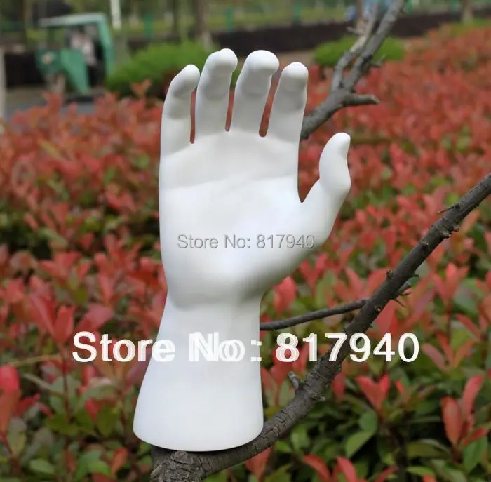 Высококачественный белый мужской манекен из ПЭ для часов/перчаток дисплея