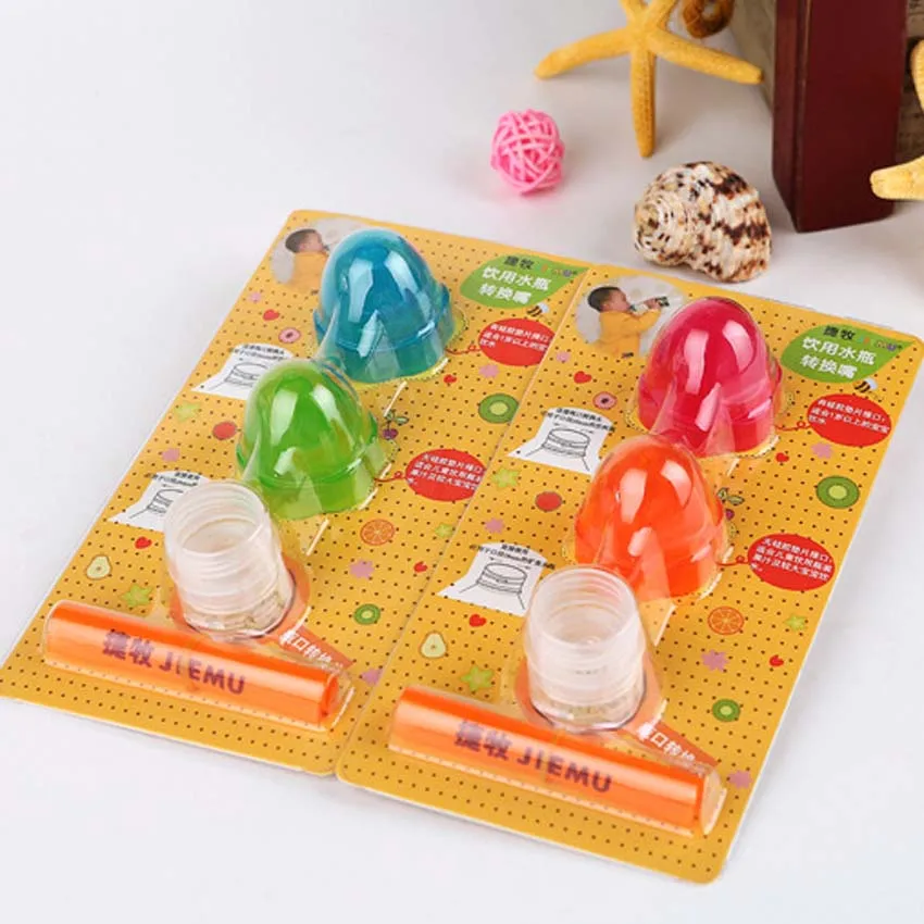 Бутылка для минеральной питьевой воды детей конвертер в горлышко ниппель