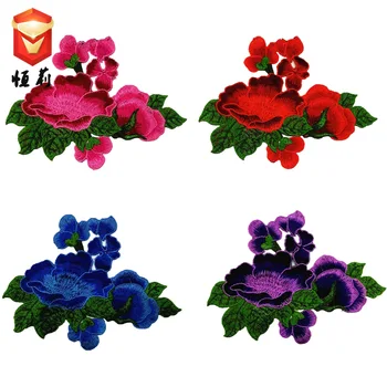 

2019 New Fashion DIY Applique Water Soluble Embroidery Costume Decoration Colorful Decals Applique Accessories Patch