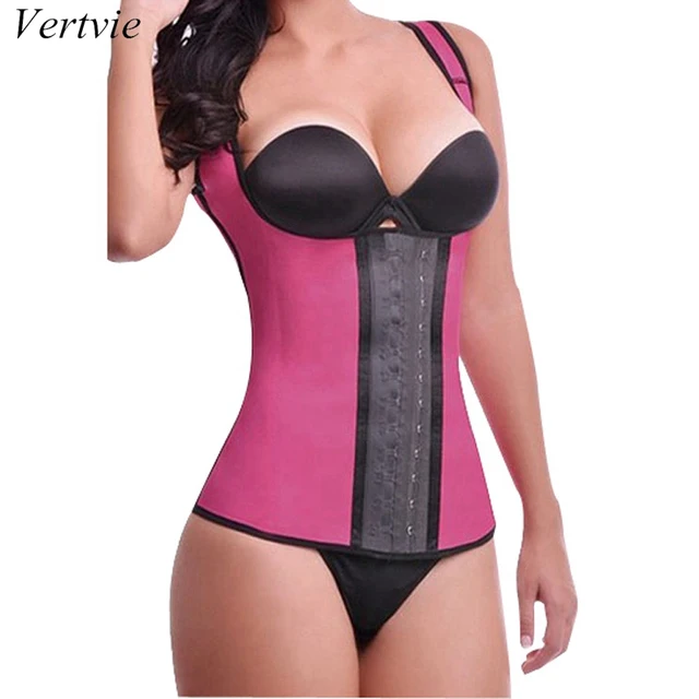 vertvie Women's Sexy Waist Corset Bustier Women Corselet Waist Support Belt Sports Safety Weight Loss Belt Camis Slim Shapewear