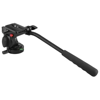 

KINGJOY KH-6750 Flexible Aluminum Camera Tripod Head Fluid Video Tripod Head for Canon, Nikon and Other DSLR Cameras with 1/4