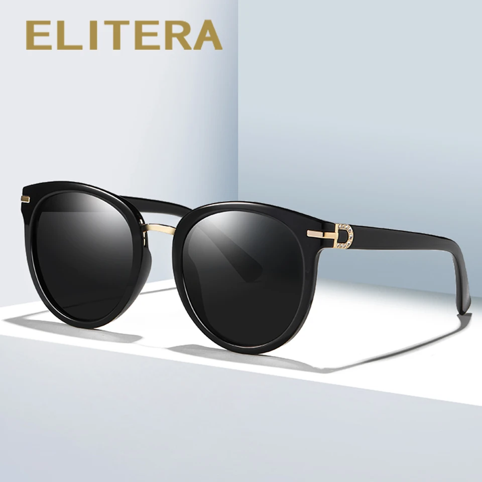 

ELITERA Brand Design Female Sunglasses Women Men Round Retro Vintage Sun Glasses Summer Fashion Eyewear UV400