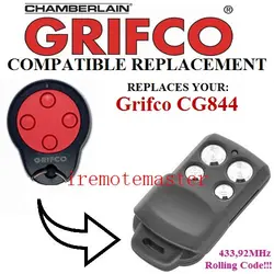 Grifco CG844 Замена Двери Гаража Пульт дистанционного управления + 1 шт настенное крепление