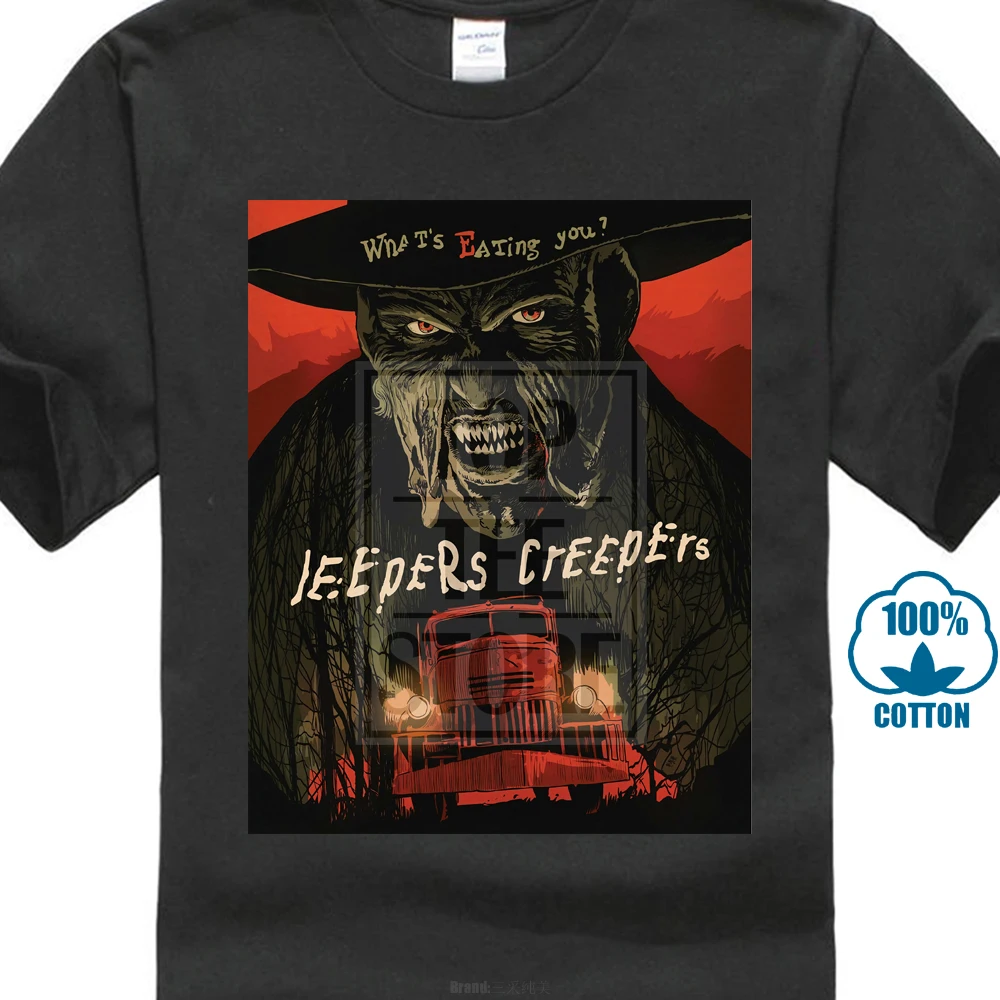 

New Popular Jeepers Creepers Horror Thriller Movie Men'S Black T Shirt S 3Xl