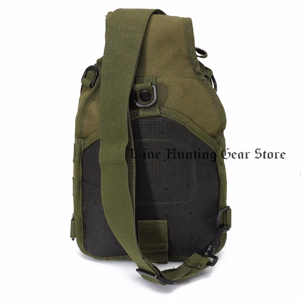 600D Nylon Sports Molle Chest Bag Tactical Military Shoulder Strap Bag Men Women Outdoor Camping Hiking Bag