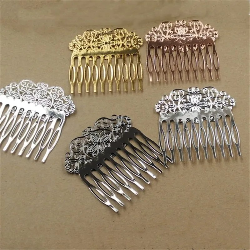Hair Accessory Hair Clip Hair Comb Hair Headdress Bridal Headwear Hair Band Crown 1pc 55x60mm 10 Teeth Flowers Flamenco Comb Hair Clip For Women