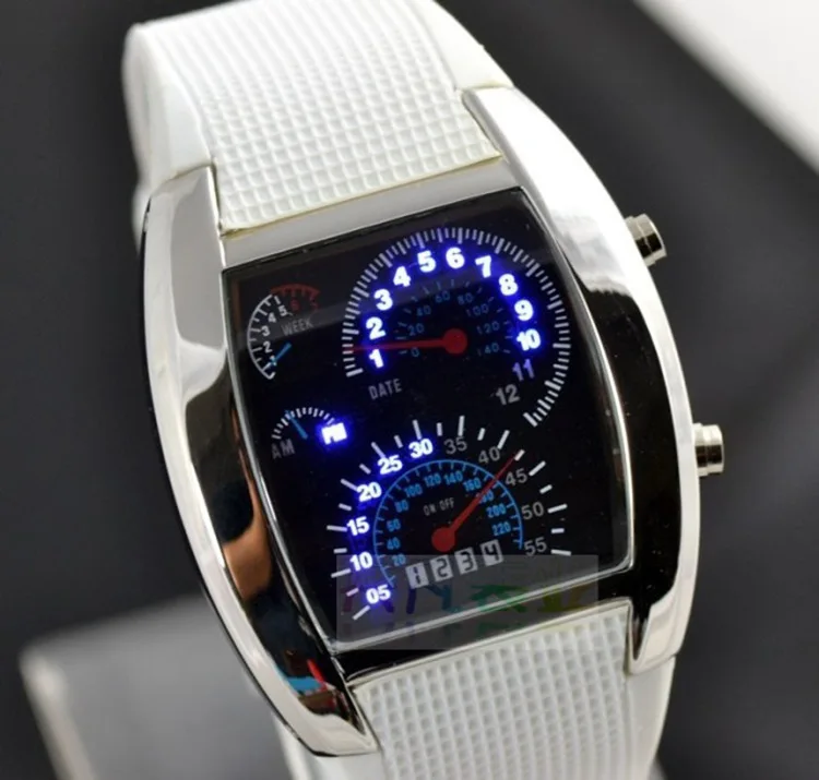 Мужские часы, уникальный светодиодный, цифровые часы, мужские часы, электронные, спортивные часы, мужские часы с резиновым ремешком, Montre Homme Reloj Hombre, подарок