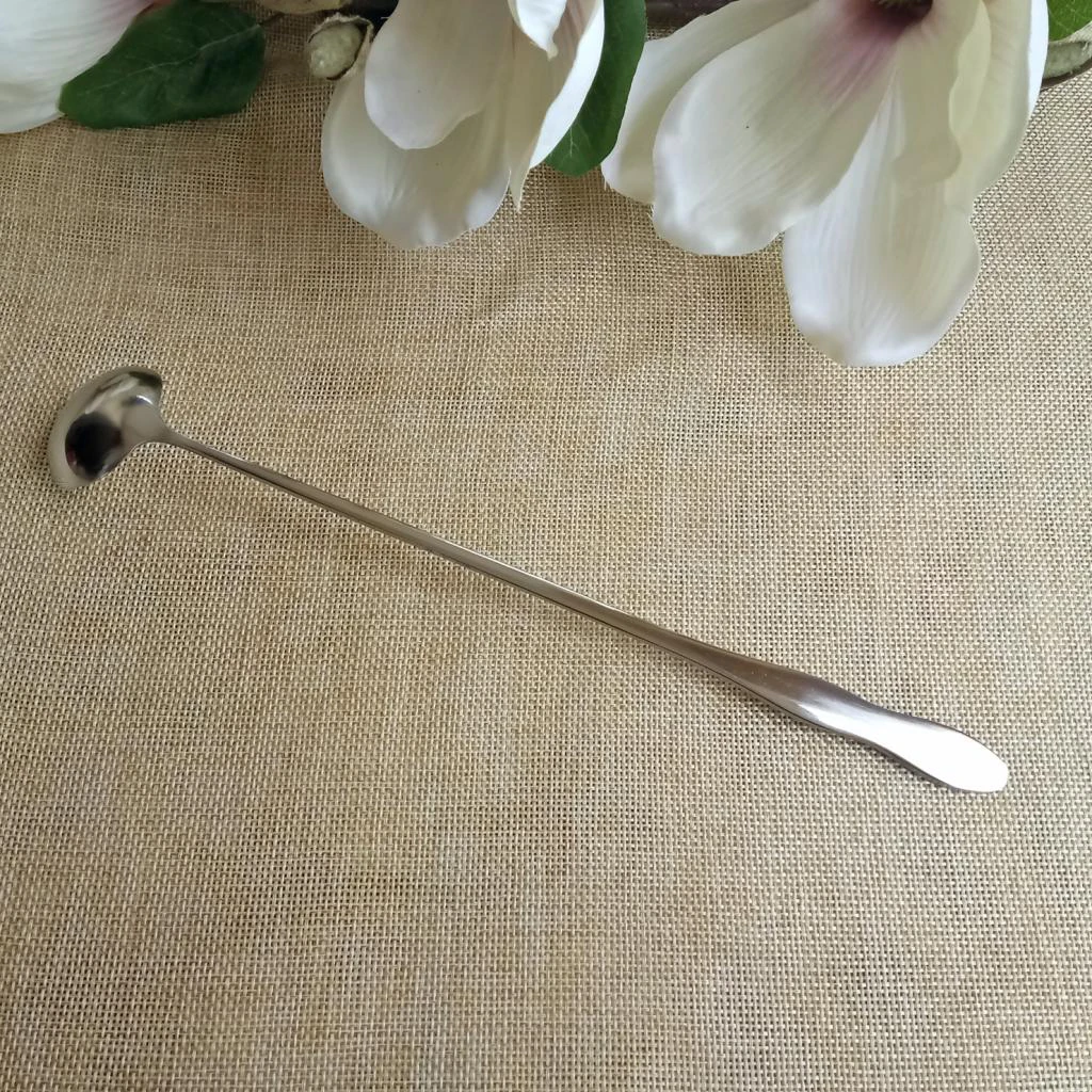 Deep Well Long Handle Candle Wax Stirring Spoon Mixing Spoon Stainless Steel
