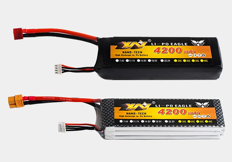 Литий-полимерный Батарея 11,1 V 4200 мА/ч, 25C 3 S MAX мы собрали воедино 40C T/XT60 разъем для 1:10 RC автомобиль Rc самолета лодки