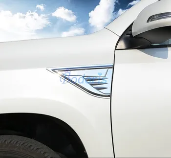 

Accessories For Toyota Land Cruiser 150 Prado LC150 FJ150 2010-2018 Side Vent Cover Panel OverlayTrim Chrome Car Styling