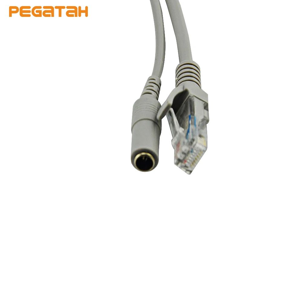 CCTV RJ45 Ethernet сетевой& DC Мощность 2 в 1 кабель Мощность поставки и расширения сети Lan кабель дополнительно 5/10/15/20/возможностью погружения на глубину до 30 м для IP Камера