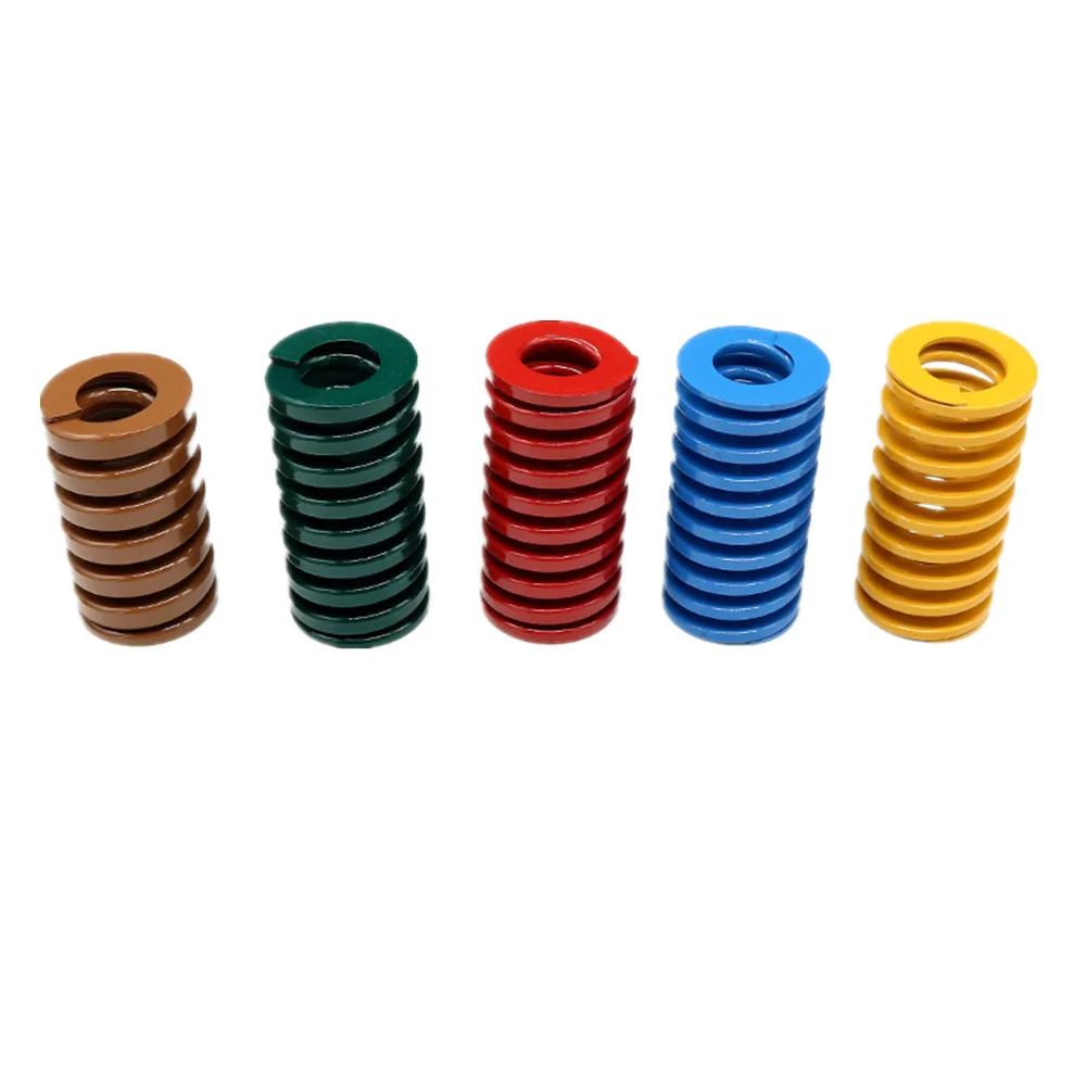 

DuoWeiSi 3D Printer Parts 100pcs/lot M8*25 Mold spring 5 colors 65MN material Outer Diameter 8mm Length 25mm D8 spring