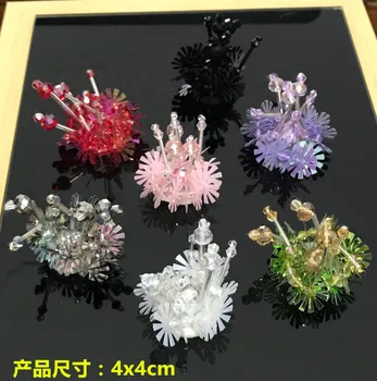 

Handmade Rhinestone sequin 3d flower Patches for clothing Sew on beaded patch applique for clothes decorative parches