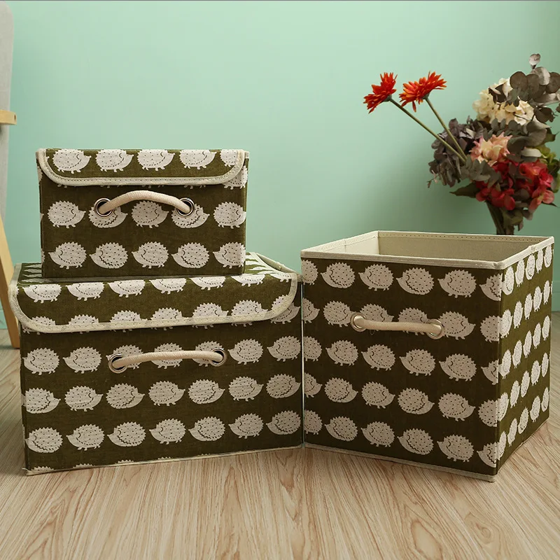 Коробка для хранения одежды Складная Настольная коробка для макияжа одежда игрушки коробки для хранения для украшени