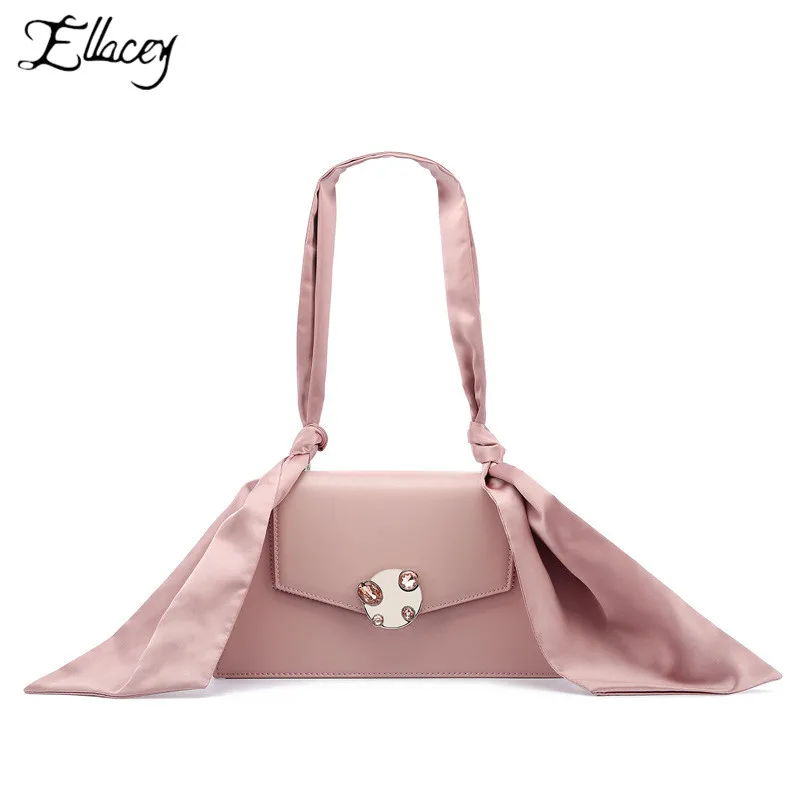 

New Fashion Design Ins Poplar High Quality Leather Shoulder Bag Women Scarve Pink Handbag Mini Crossbody Bags For Women