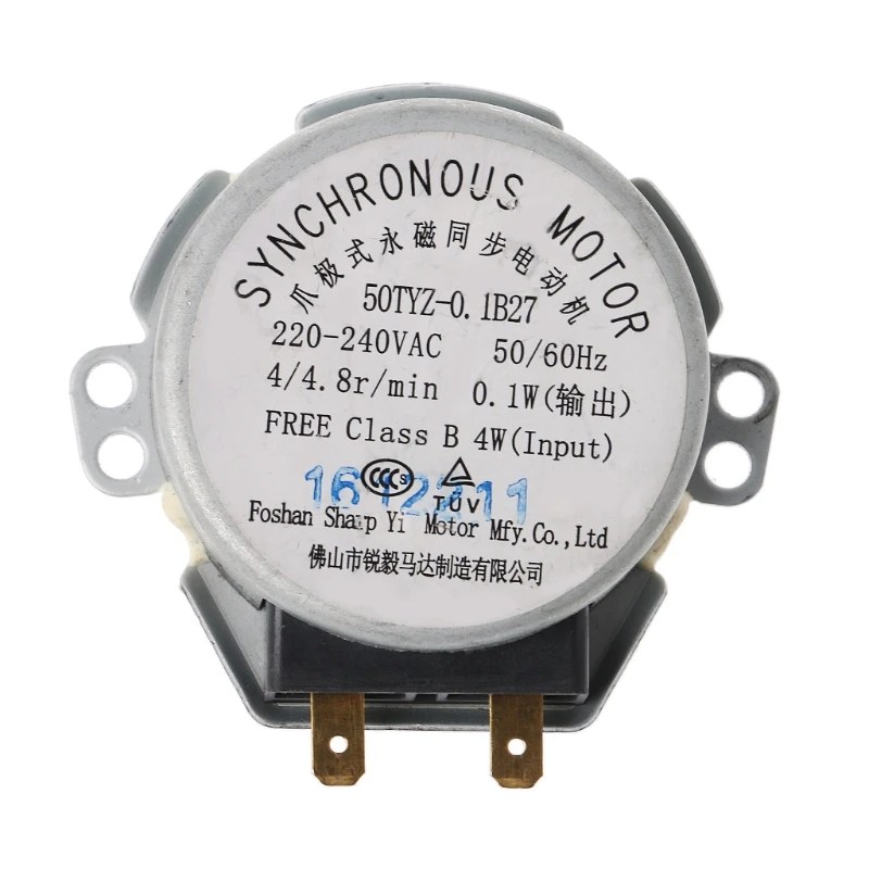 

220-240V Microwave Oven Tray Synchronous Motor For Microwave Oven Engine Parts