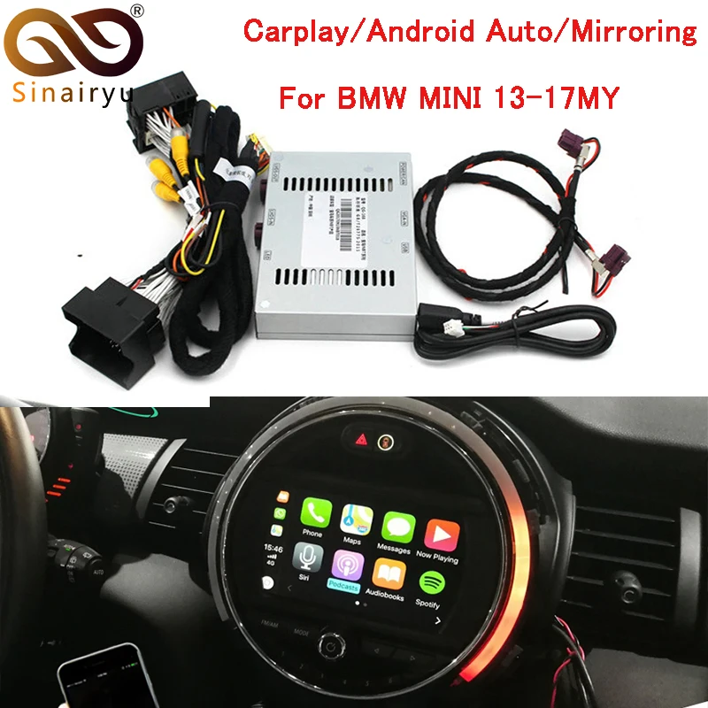 

Sinairyu Reversing Camera Interface Module for BMW MINI With NBT System With Carplay Mirroring