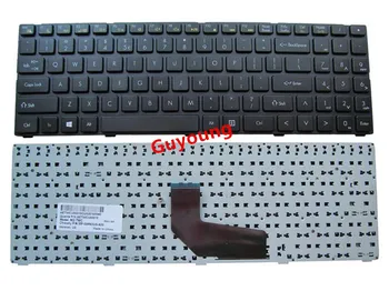 

Laptop US English Keyboard for DNS TWC K580S i5 i7 D0 D1 D2 D3 K580N K580C K620C AETWC700010 MP-09R63SU-920 Black with frame