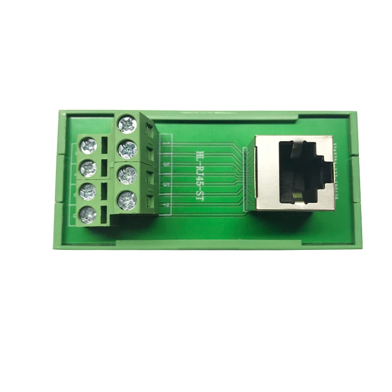 Вертикальная разрывная плата RJ45 RJ 45 Разветвитель адаптер для монтажа на Din