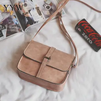 

Crossbody Bags For Women Messenger Bags 2018 Vintage Leather Bags Handbags Women Famous Brand Rivet Small Shoulder Sac