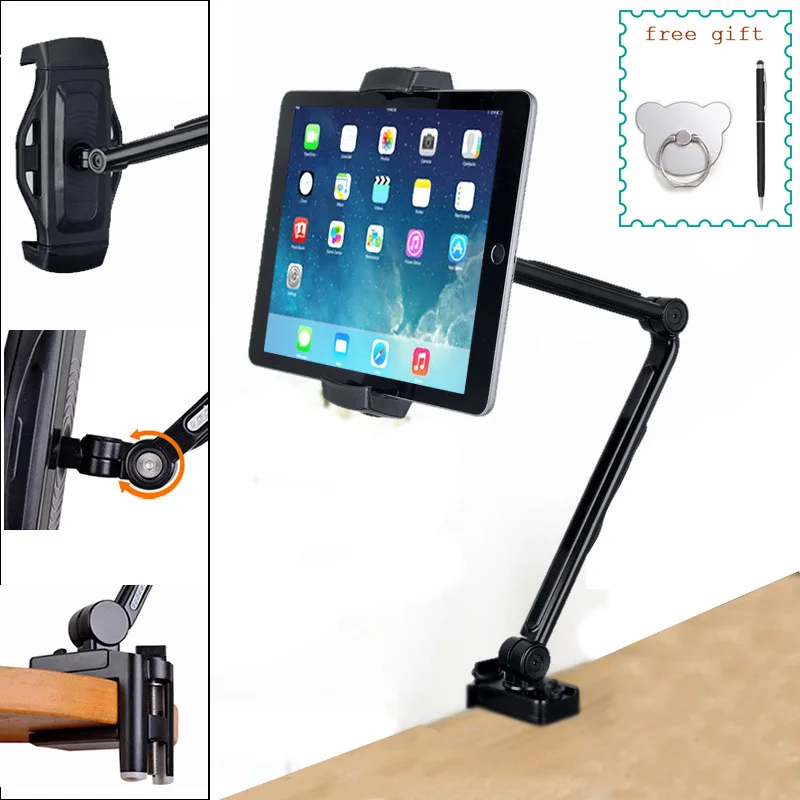 360° Fold Wall Mount Stand Holder Arm Bracket Kitchen for Galaxy Tablets