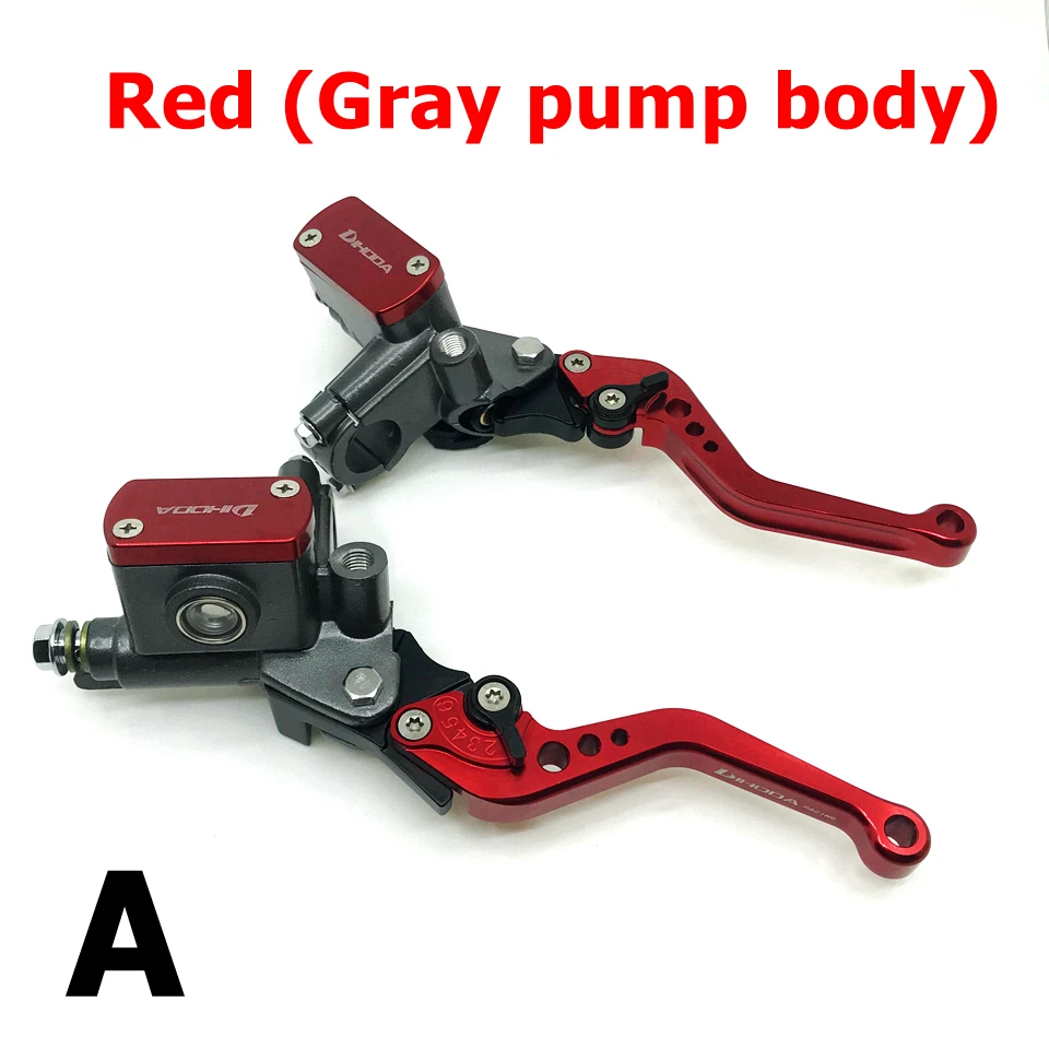 DIHODA многоцветный 1 пара Универсальный мотоцикл главный цилиндр рычаг тормоза гидравлический насос сцепления для honda Yamaha Kawasaki Suzuki