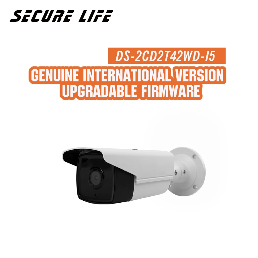 English version DS-2CD2T42-I5 4MP EXIR Network Bullet IP security Camera POE, 50m IR, 120dB Wide Dynamic Range, H.264+ English version DS-2CD2T42-I5 4MP EXIR Network Bullet IP security Camera POE, 50m IR, 120dB Wide Dynamic Range, H.264+