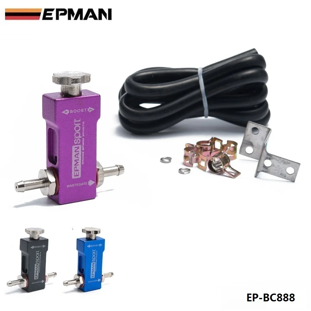 Универсальный Регулируемый ручной турбо гоночный Boost контроллер 1-30 PSI Boost тройник Тип/в салоне EP-BC888/EP-BC999-AF - Цвет: Tee Type purple
