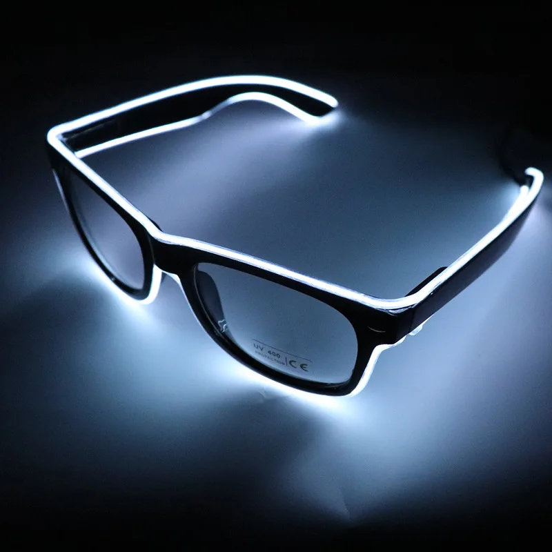 

EL luminous glasses LED voice-activated cold light eyes personality dance flash decoration bar party gifts