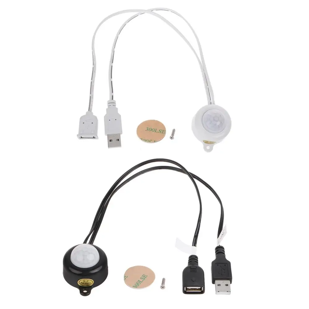 

1PC 5-24V USB Wide Voltage Adjustable PIR Infrared Motion Human body Sensor Switch