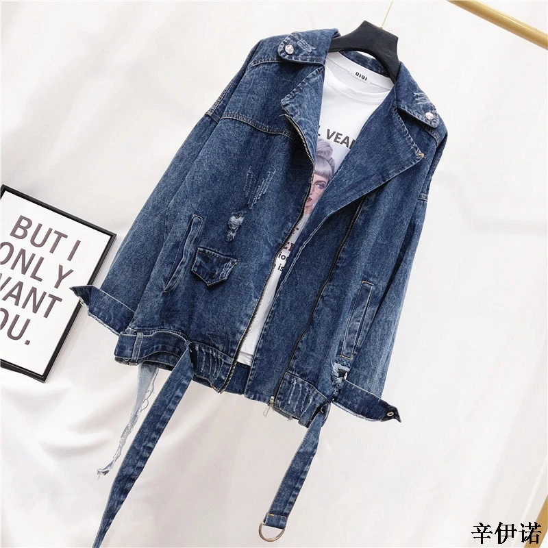 Новый бренд Для женщин джинсовая куртка Модные Граффити патч конструкции свободные Джинсовое пальто женские Повседневное Jaqueta Feminina