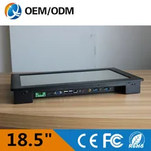Aluminium black 18.5 ” industrial pc embedded touch screen Resolution 1280×1024 industry tablet computer with i3 cpu