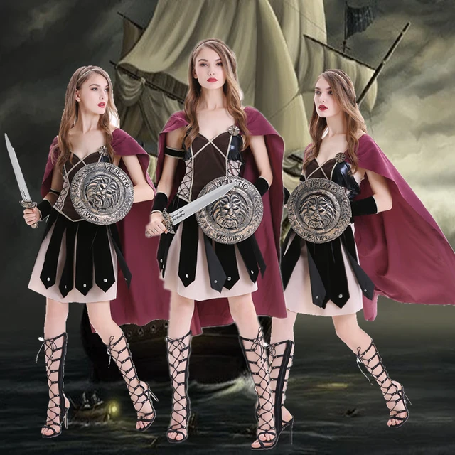 Costume da pirata vichingo da uomo per bambino vestito marrone e fresco per  la festa di carnevale Cosplay halloween Viking Leader decorazione abiti -  AliExpress