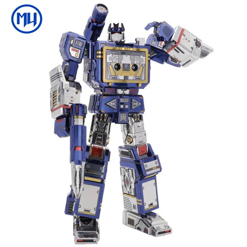 

2018 MU 3D Metal Puzzle Figure Toy TF Sound wave model Educational Puzzle 3D Models Gift Toys For Children