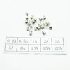 20Pcs 5x20mm rapide rapide Tube de verre fusible Kit assorti fusibles de verre à soufflage rapide 0.5A 1A 2A 3A 5A 7A 8A 10A 15A 20A/250V 5*20mm ► Photo 2/3