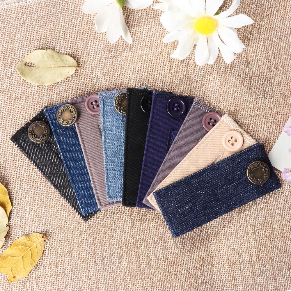 

1PC Unisex Waist Band Pant Extender Belt Garment Accessories Tight Trousers Jeans Skirts Maternity Button Hooks Washable Gadgets