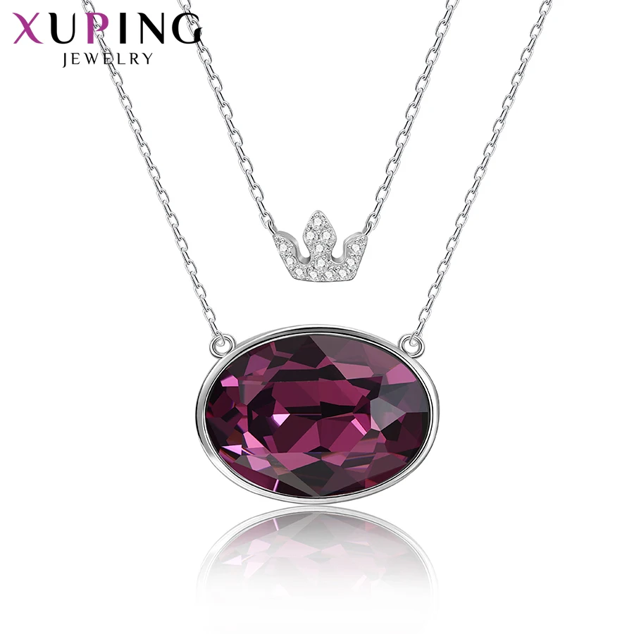 

Xuping Vintage Popular Design Necklace Crystals from Swarovski Jewelry European Style Wedding Gifts for Women Girls S151-40208