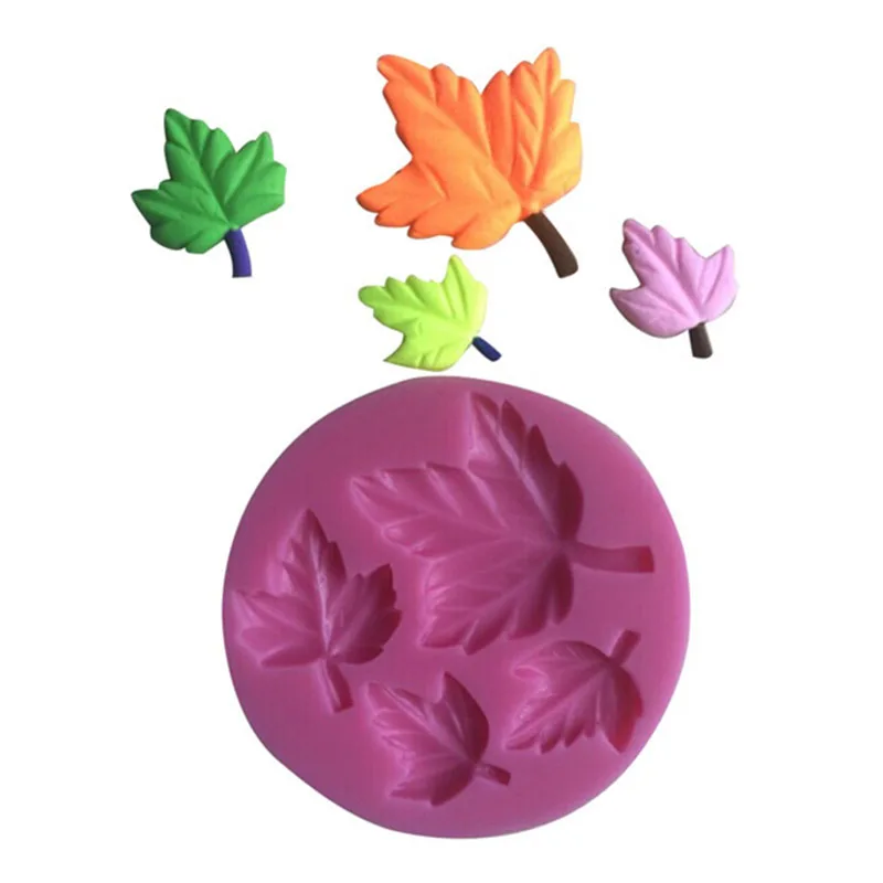 

3D DIY Four Leaver Shape Mold Silicone Kitchen Restaurant Bar Non-stick Cake Decoration Fondant Mold Tools