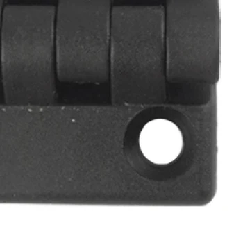 

10x New Black 2 Leaves Reinforced Plastic Bearing Butt Hinge